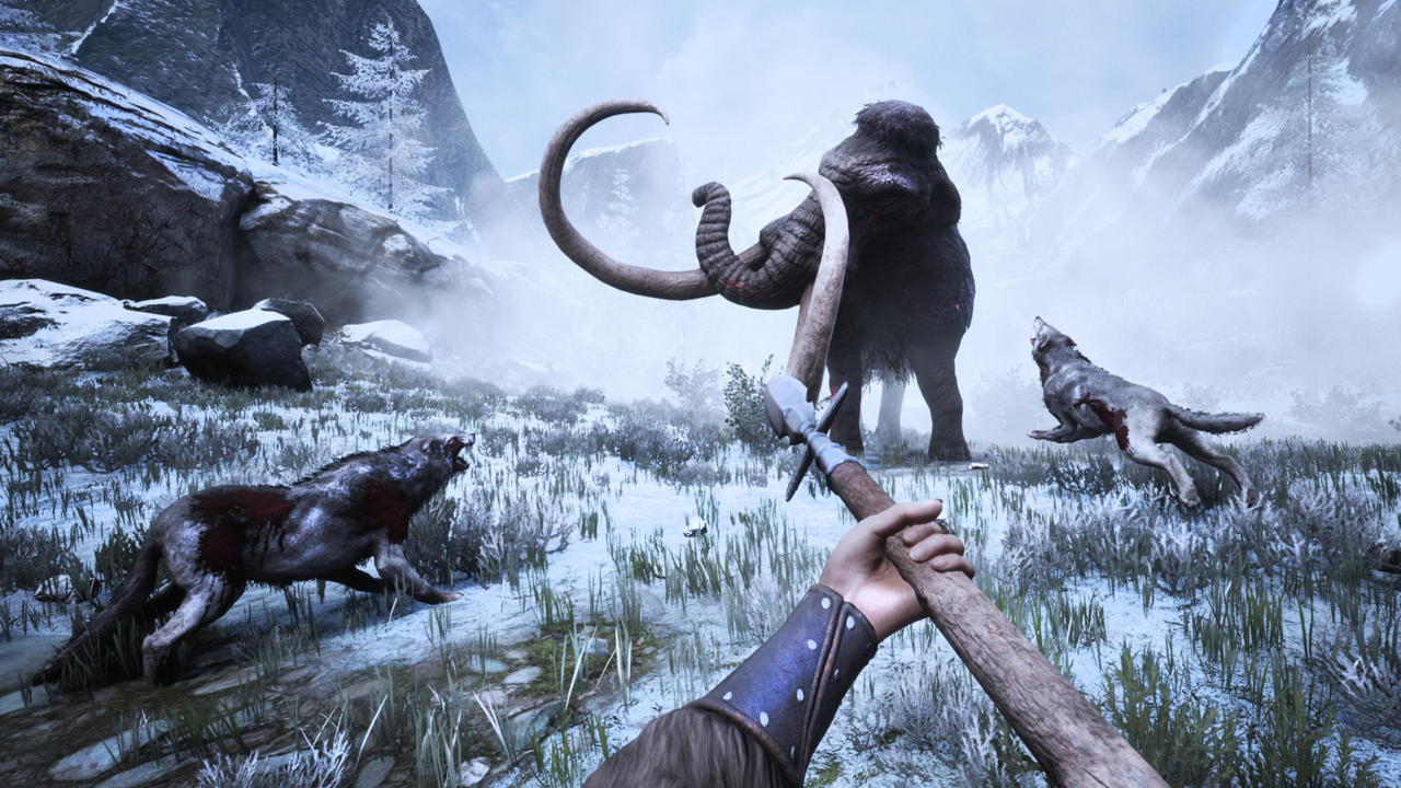 В игре Conan Exiles показали новый снежный регион в стиле Skyrim | Пикабу