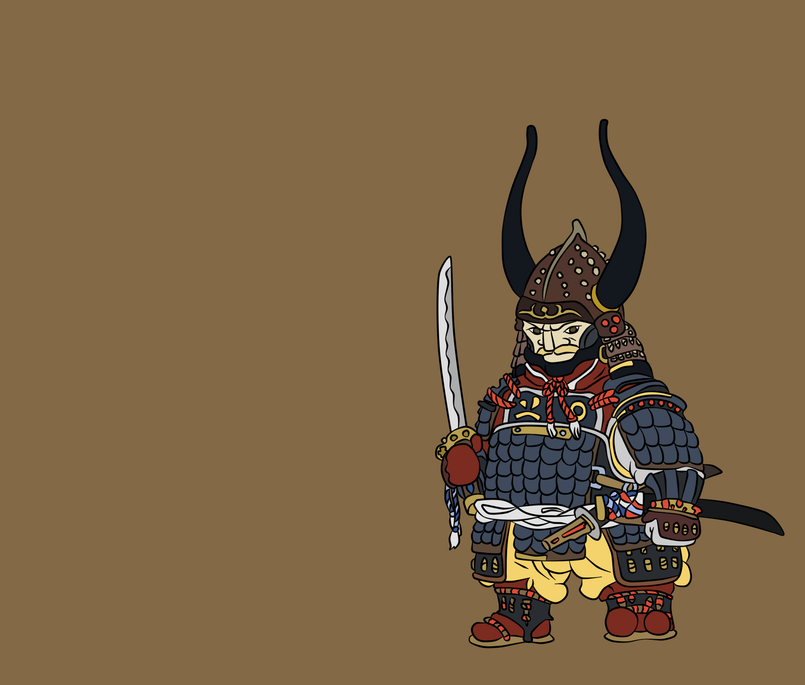 From nothing to do - My, Samurai, Art