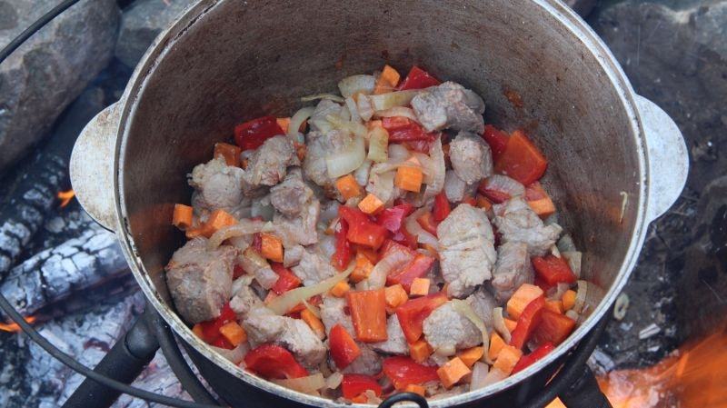 Mashkhurda or strong men's stew in a cauldron | VKAZANE - My, , Food, Recipe, , , Vkazane, Video, Longpost