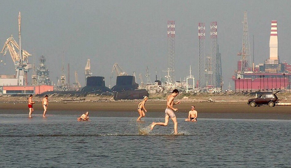 Severodvinsk - Sea, The sun, Beach, beauty