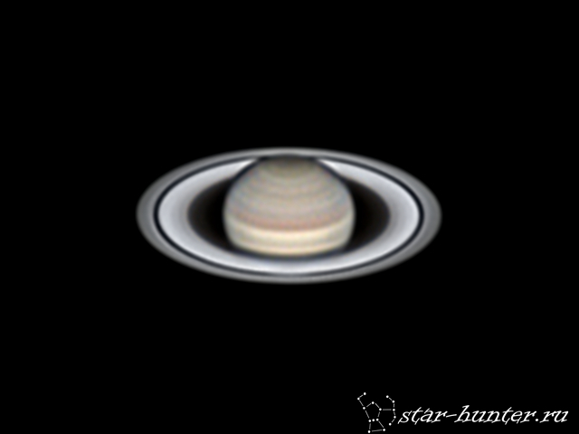 Saturn, June 27, 2017, 00:38. - My, Saturn, Planet, Astrophoto, Astronomy, Space, Starhunter, Anapadvor