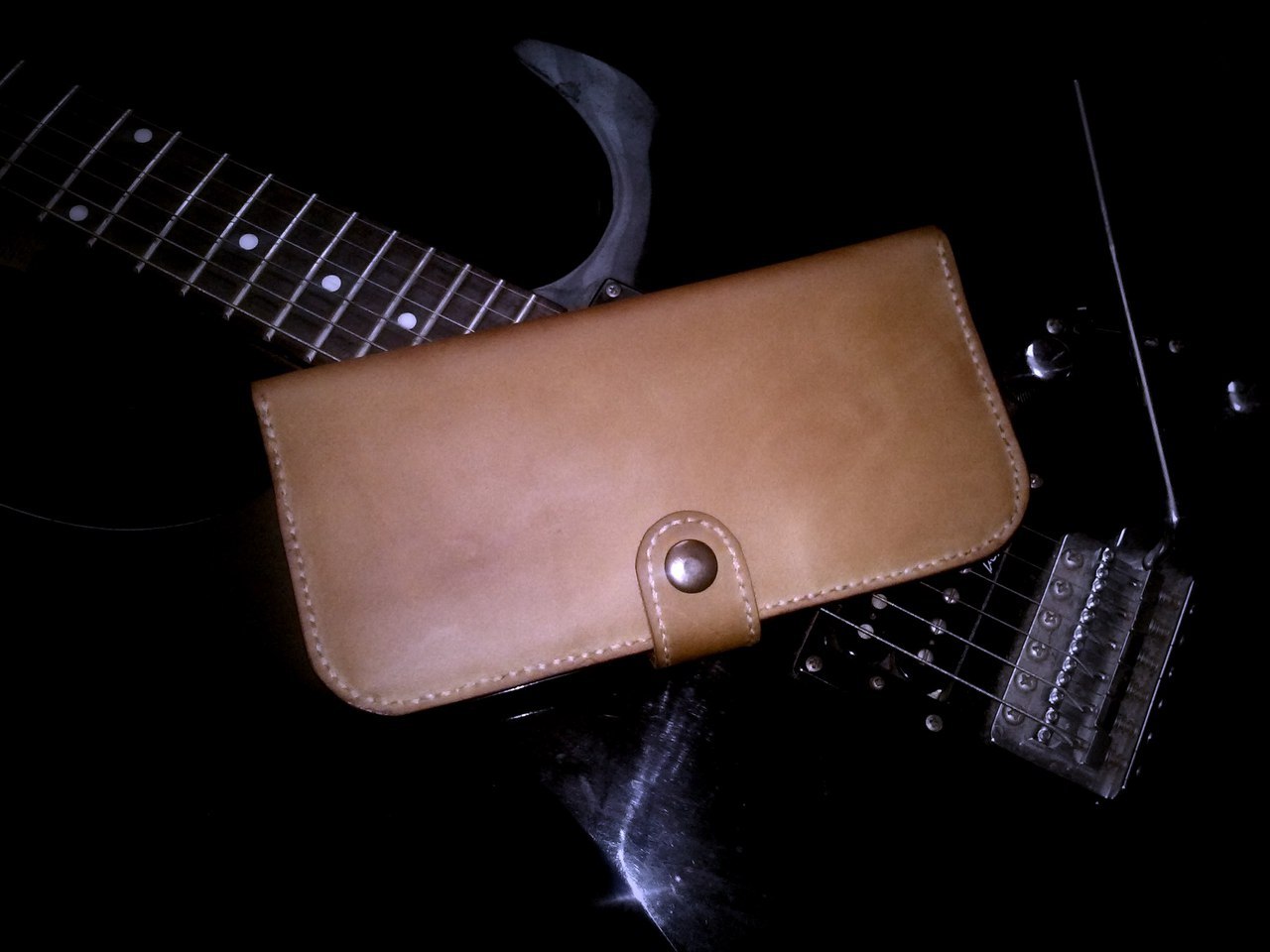 Travel leather Crazy Horse - My, Wallet, Leather, Travels, , Handmade, Longpost