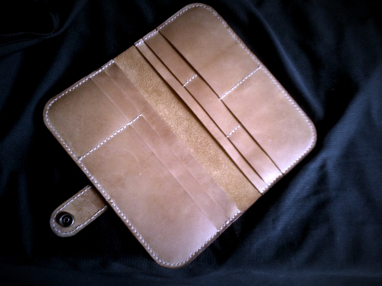 Travel leather Crazy Horse - My, Wallet, Leather, Travels, , Handmade, Longpost