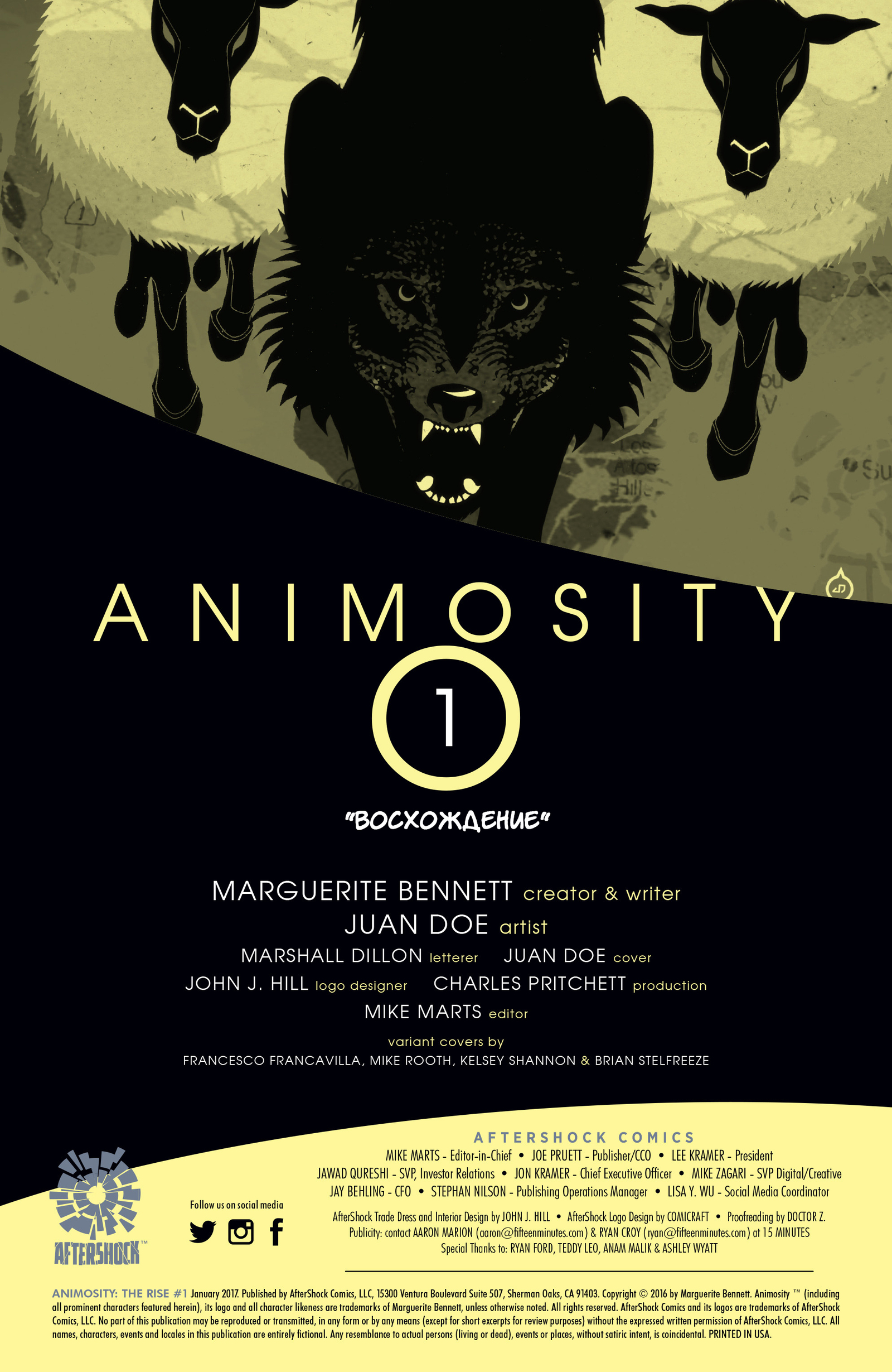 Animosity. The Rise.  1 выпуск. Часть 1 - Моё, Animosity, Aftershock Comics, Спин-Офф, Перевод, Длиннопост