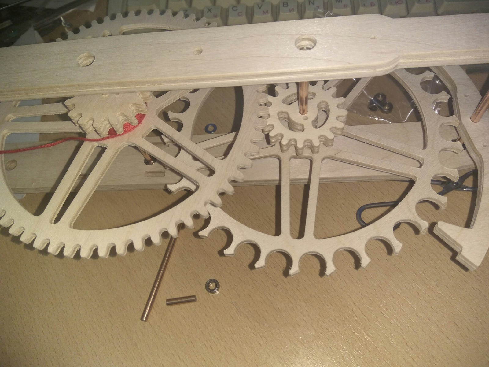 how i made a wooden clock - My, Clock, CNC, Wood products, Plywood, Longpost