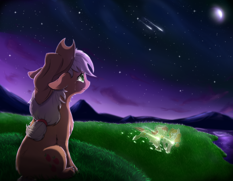 Shooting stars - Applejack, MLP Season 7, My Little Pony