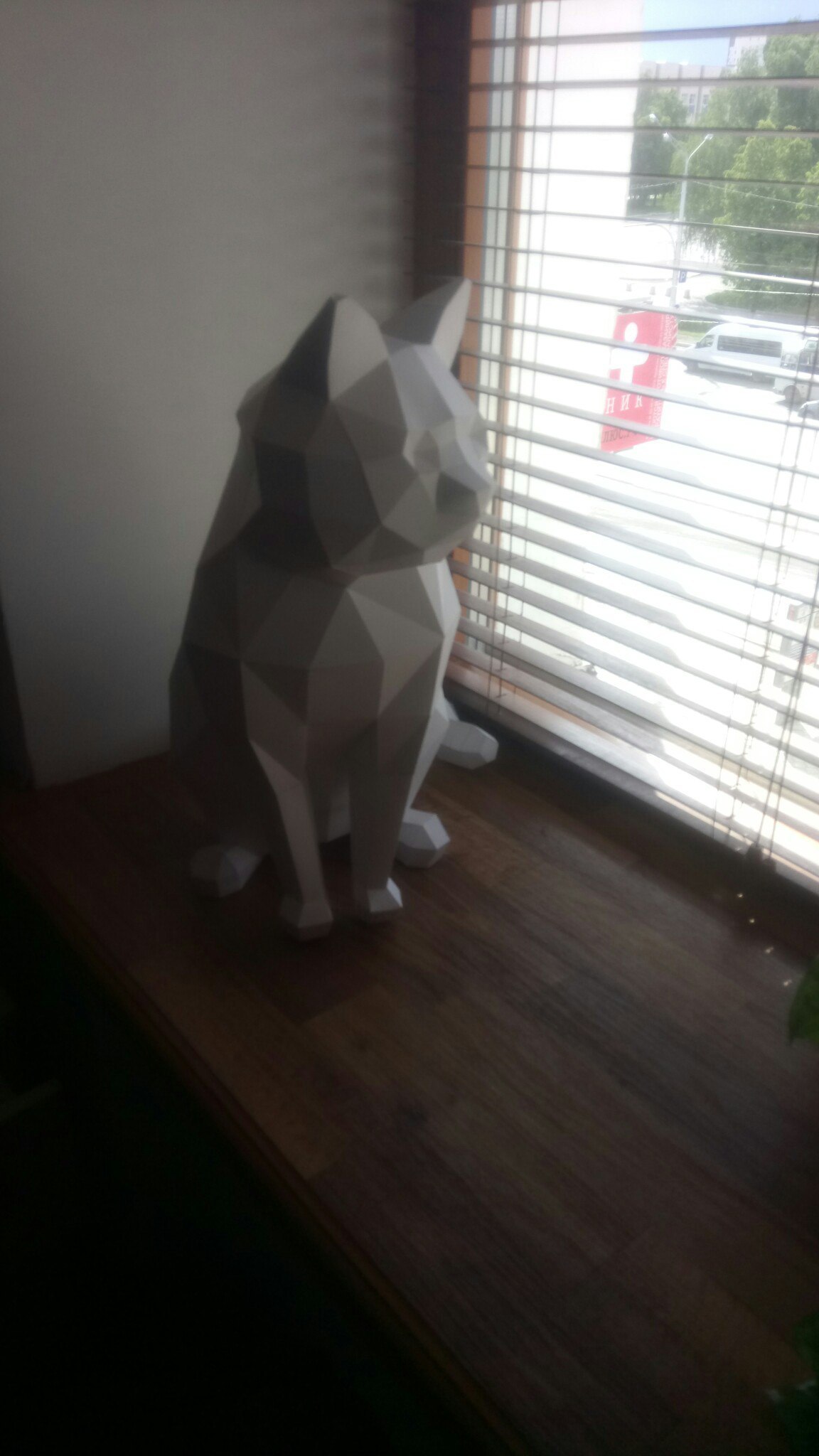 paper friend - My, Pepakura, cat, Paper, Longpost, Papercraft