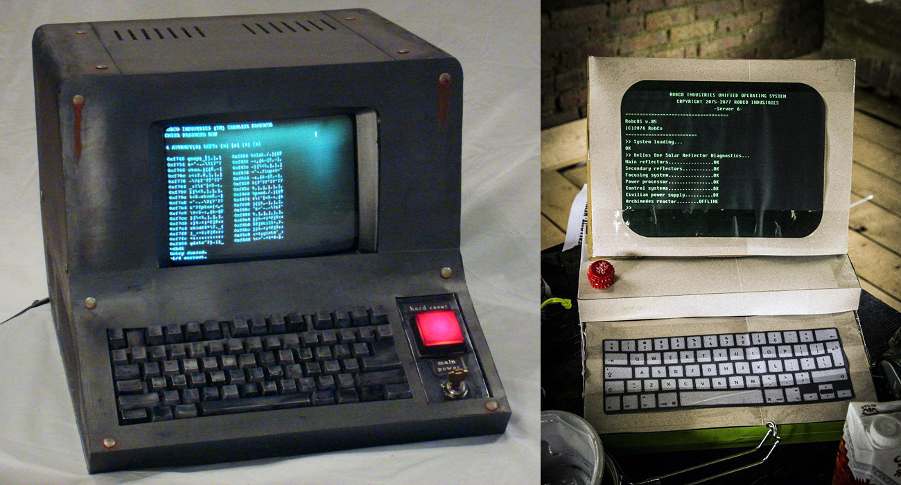 A working copy of the desktop terminal from Fallout - My, Modding, Fallout, Fallout 3, Retro, Terminal, Computer, Homemade, Video, Longpost