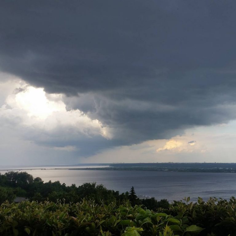 Sky over Ulyanovsk - Ulyanovsk, Volga, Volga river, Sviyaga, Sky, The photo, Russia, Volga region, Longpost, River