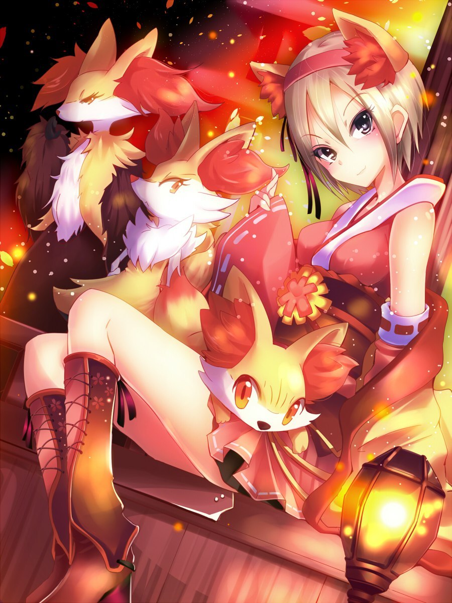 Kitsune - Fox, Anime, Kitsune, Anime art