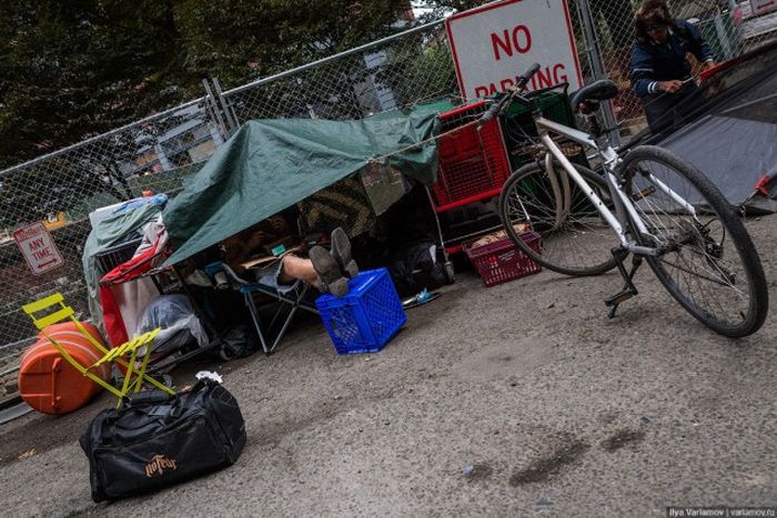 Seattle - homeless capital of the USA - America, USA, Seattle, Homeless, Bum, How people live, , The street, Longpost, Homeless people