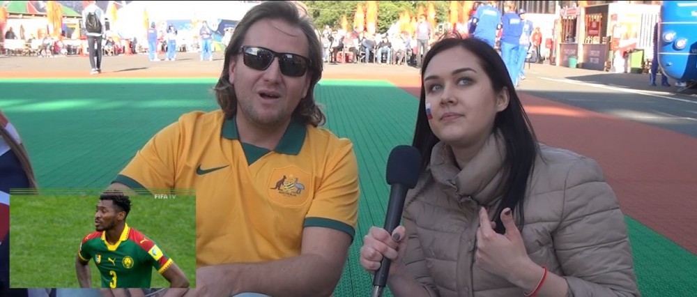 When girls ask foreigners about football. Confederations Cup in Russia - Russia, Sport, Football, Болельщики, , Video, Longpost