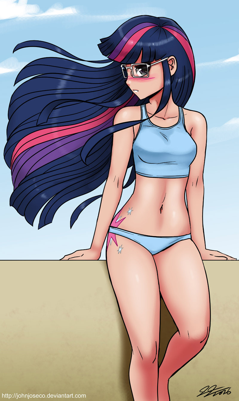 Twlight in a Bikini - My little pony, Twilight sparkle, Humanization, MLP Edge, John joseco