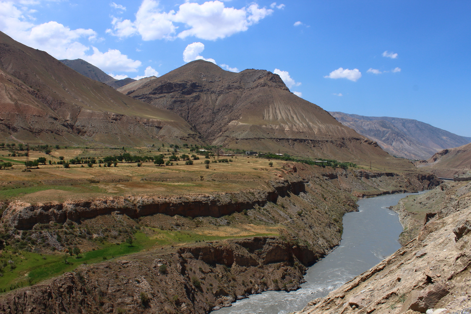 The mountains - The mountains, River, Tajikistan