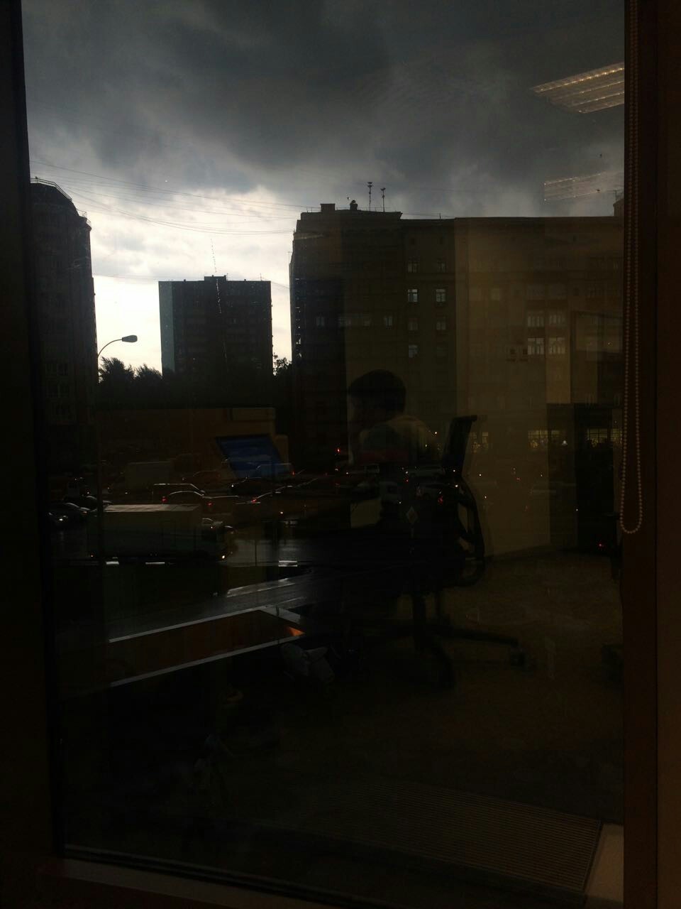 Suddenly, during the day, night came or the movement of clouds :) - Moscow, Apocalypse, Longpost