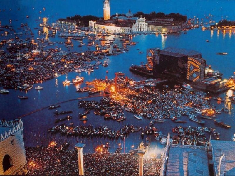 The history of a large-scale Pink Floyd concert in Venice, 1989 - Rock, Music, Concert, Venice, Past, 20th century, Interesting, Pink floyd, Longpost