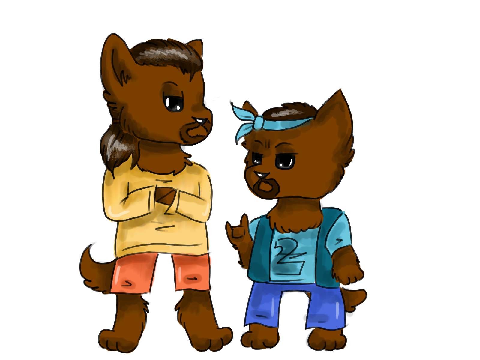 Snoop dogg & Nate dogg - My, Chibi, Art