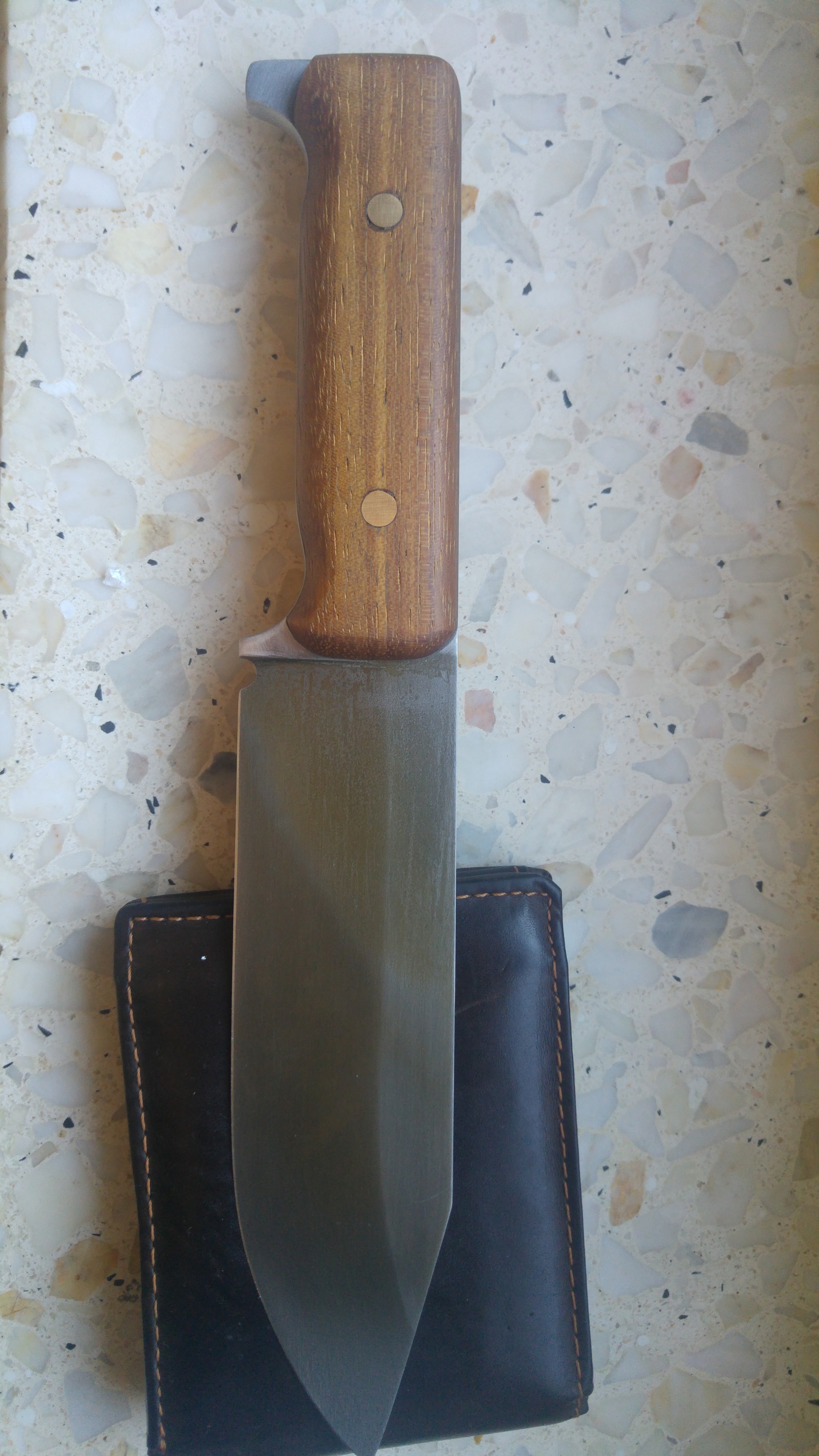 My first handmade knife - My, Knife, Rukozhop, Needlemen, Longpost, Needlework