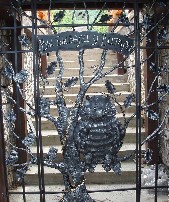 Country gates. - , Creation, Dacha, Longpost, Gate