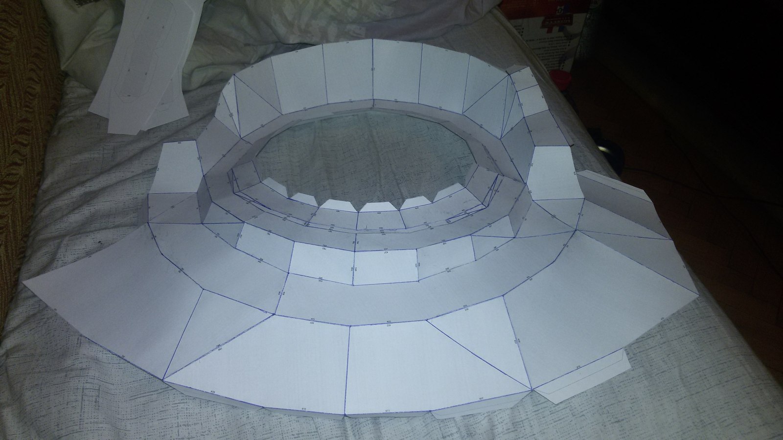 Paper modeling. space marine armor - My, Pepakura, Paper modeling, My, Warhammer 40k, Primaris space marines, Longpost, Papercraft