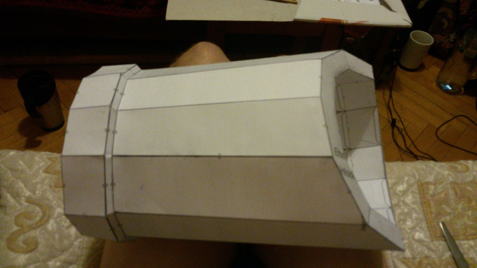 Paper modeling. space marine armor - My, Pepakura, Paper modeling, My, Warhammer 40k, Primaris space marines, Longpost, Papercraft