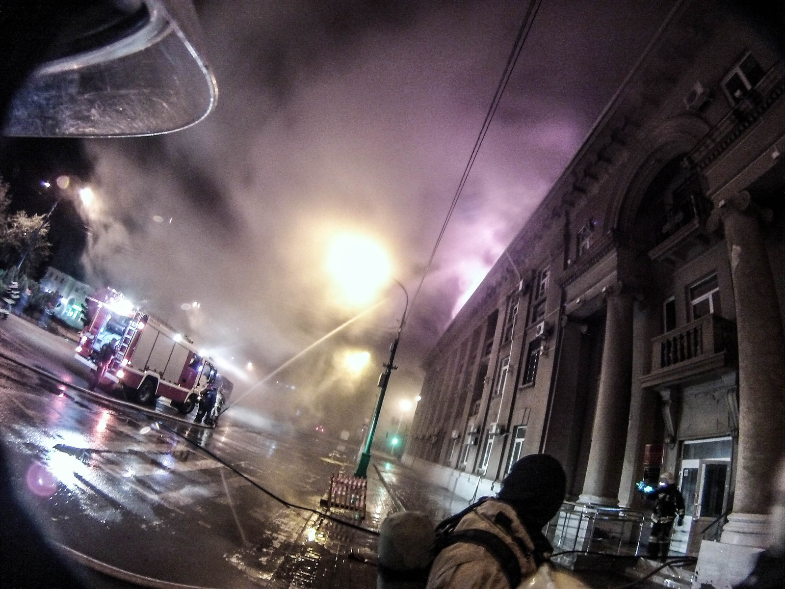 Firefighters. Work from 1 person. A photo - My, Ministry of Emergency Situations, , Firefighters, Volgograd, Fire, Longpost