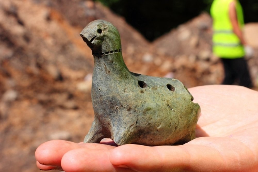 Dinosaur whistle found by archaeologists at excavations in Staraya Russa - The science, , , Special opinion, Dinosaurs