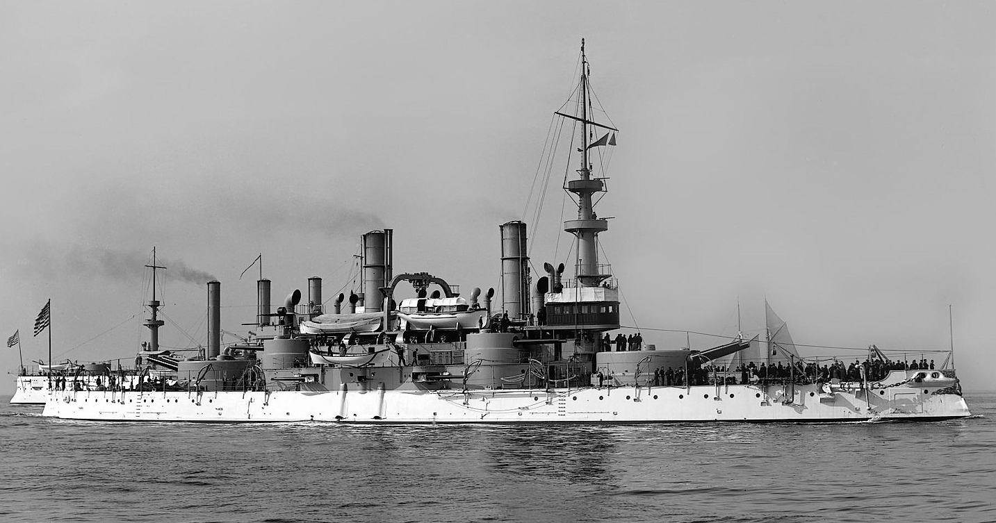 Decor of the turret of the main caliber of the battleship Massachusetts. - Weapon, Artillery, , Battleship, Massachusetts