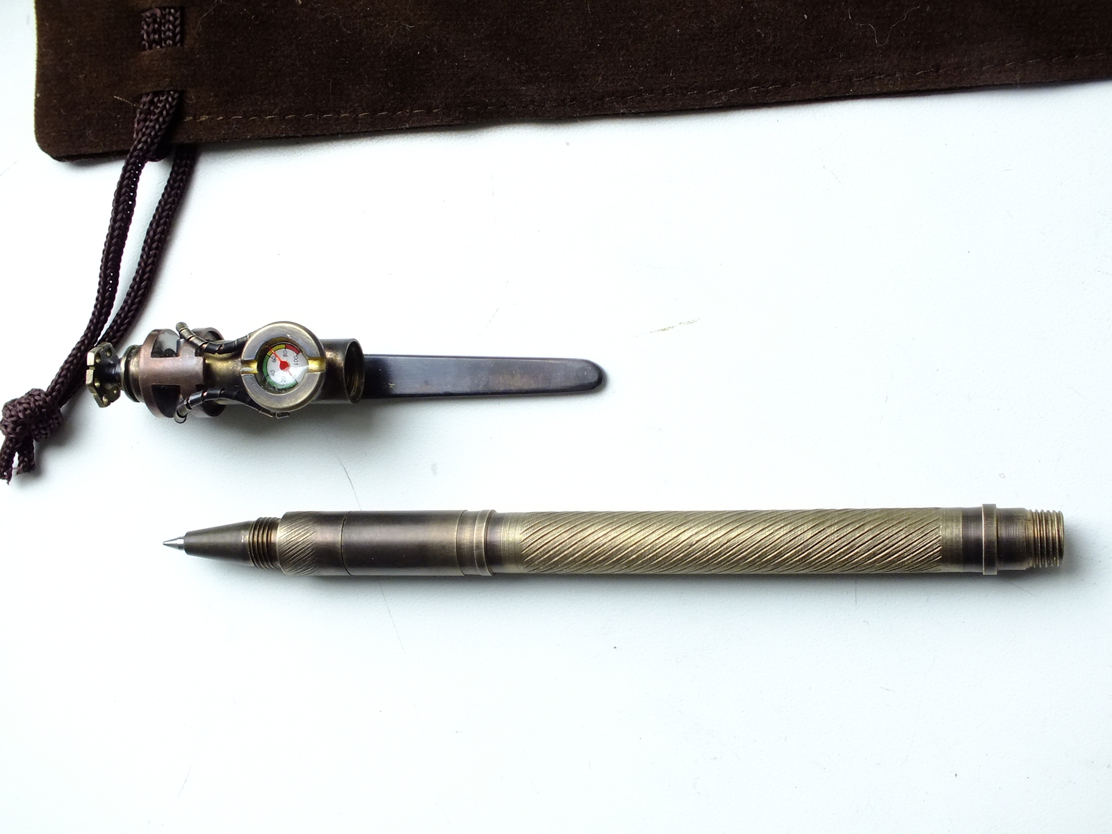 Ballpoint pen - My, Ball pen, Steampunk, Pen, Longpost