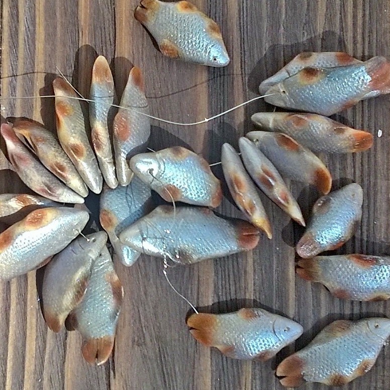 polymer clay fish - My, Miniature, Polymer clay, A fish