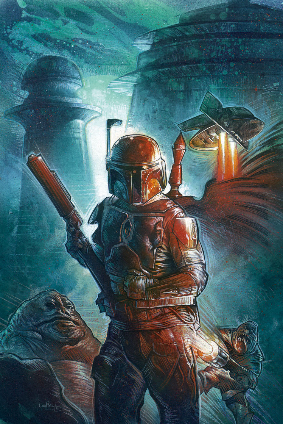 More Boba Fett - Star Wars, Boba95fet, Art, Longpost, Tag