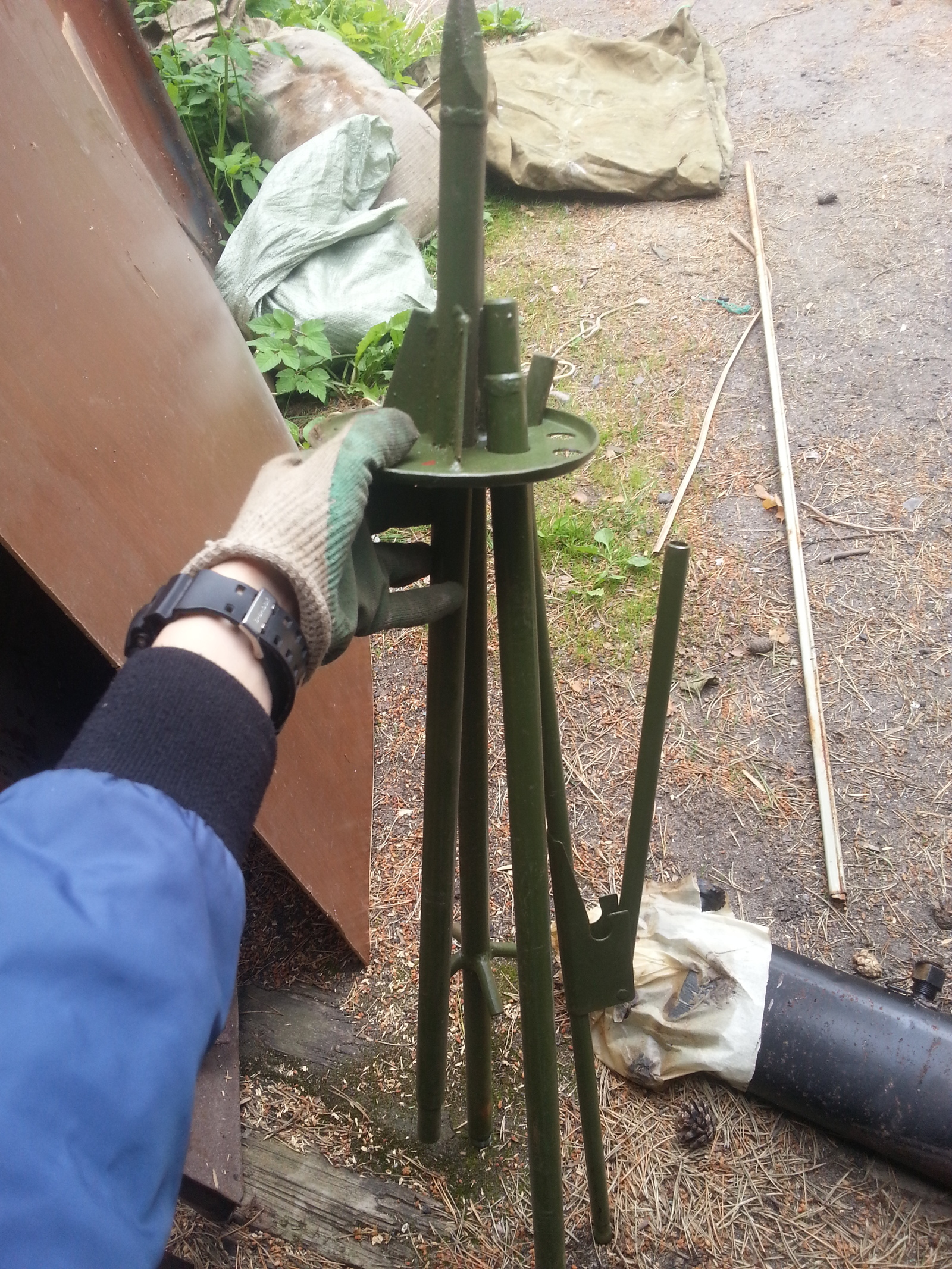 Weapons or scrap metal. strange find - My, Find, Longpost, Treasure, Weapon