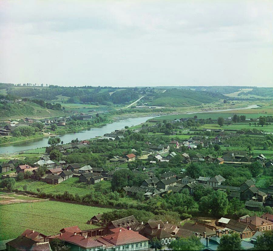 Pre-revolutionary Smolensk in the photographs of Prokudin-Gorsky. - Smolensk, Prokudin-Gorsky, Old photo, The photo, Longpost