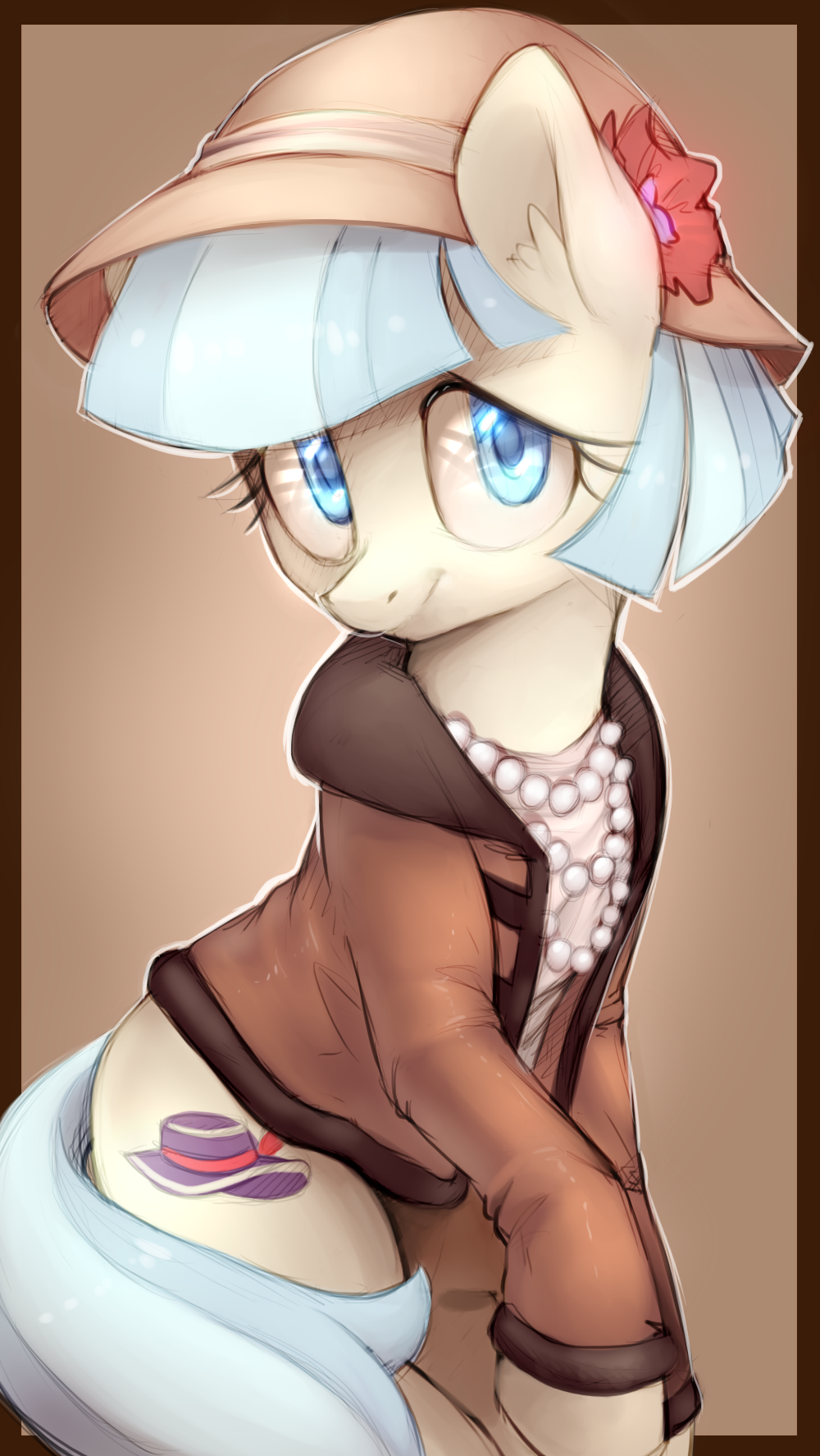 Коконь - Арт, My Little Pony, PonyArt, Coco Pommel