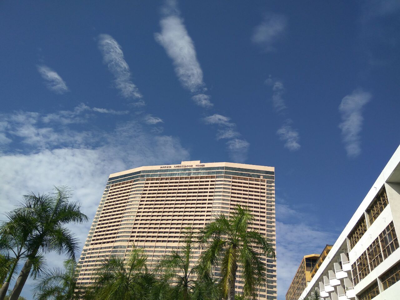 Someone wiped his hand on the sky - My, Thailand, Tag, Sky, Arms, Pattaya, Not photoshop