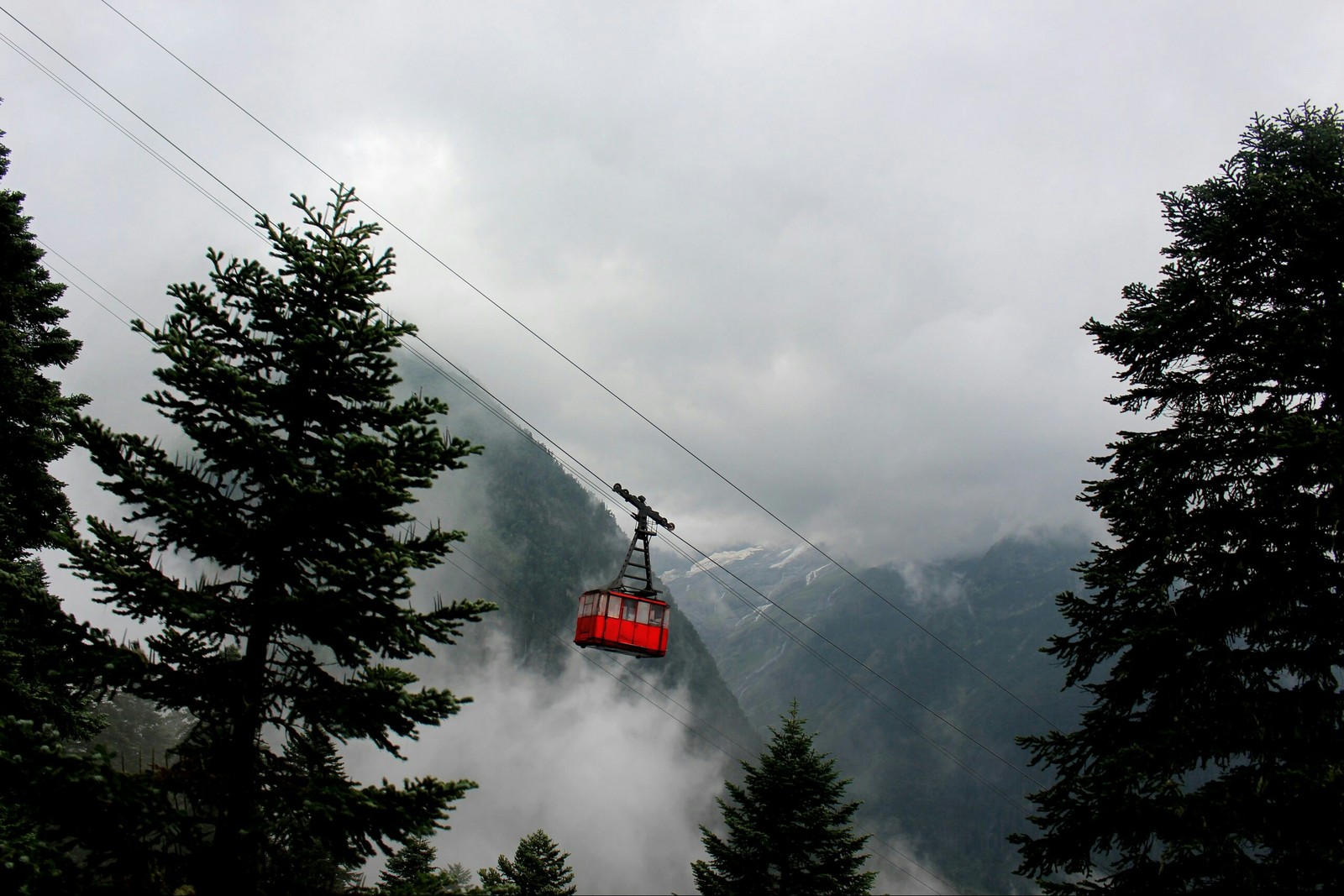 Harsh Dombai - My, Dombay, Thunderstorm, The clouds, Longpost