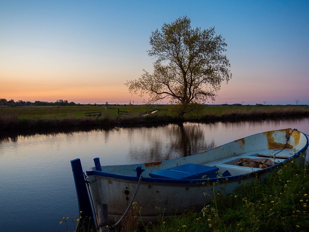 Evening in the suburbs of Amsterdam - My, The photo, Netherlands, Sunset, beauty, Village, Travels, Netherlands (Holland)