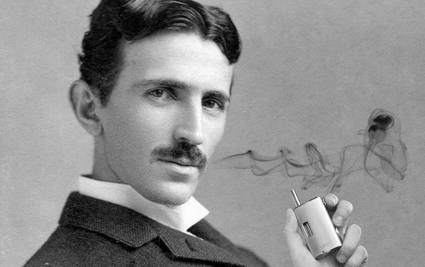 July 10 - Birthday of the great inventor Nikola Tesla. All with electricity! - Nikola Tesla, Birthday, Electricity, Vape, E-cigarettes