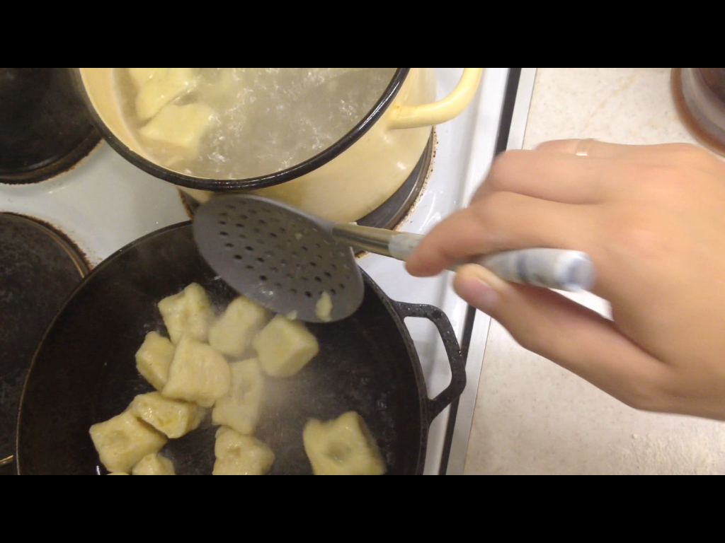 Gnocchi - My, Preparation, Food, Video recipes, Gnocchi, Potato, Italian food, Yummy, Cooking, Video, Longpost