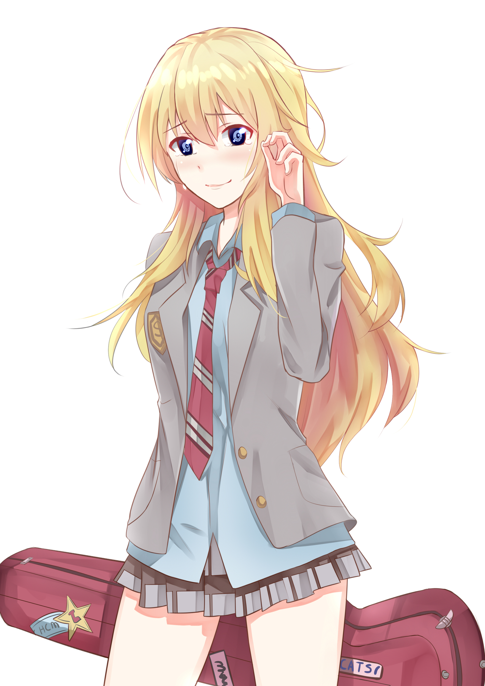 Shigatsu wa Kimi no Uso - Shigatsu wa Kimi no Uso, Anime Art, Аниме, Miyazono kaori, Arima Kousei, Pixiv, Длиннопост, Подборка