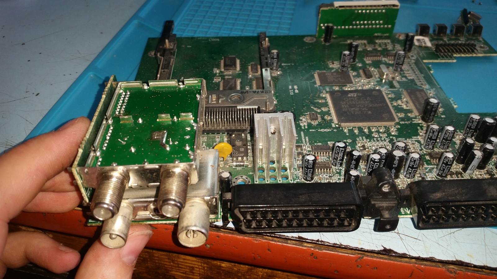 Restoring the tuner in the receiver - My, Tuner, Receiver, Repair, Filled, Kolkhozing, Longpost