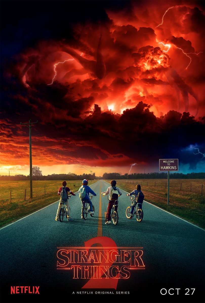 On October 27, the premiere of the second season of Stranger Things. - Very strange things, Serials, Poster, Premiere, Horror, TV series Stranger Things