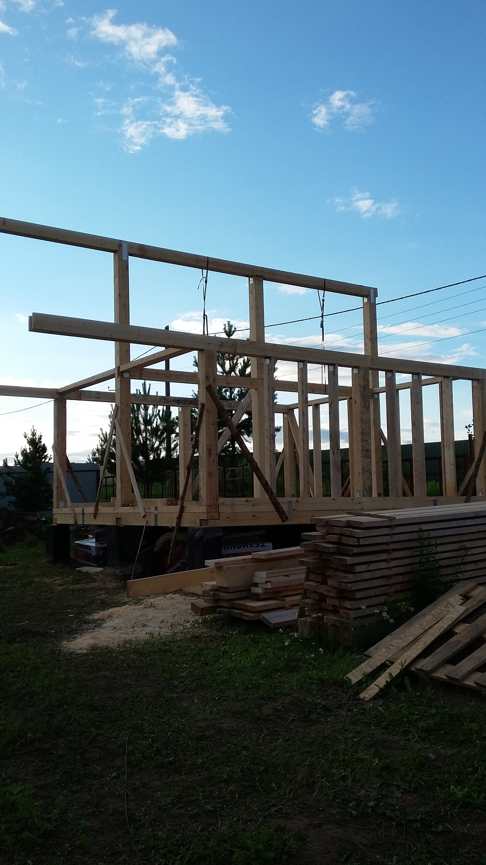 Frame house. First building experience. - My, Building, House, With your own hands, Russia, Longpost