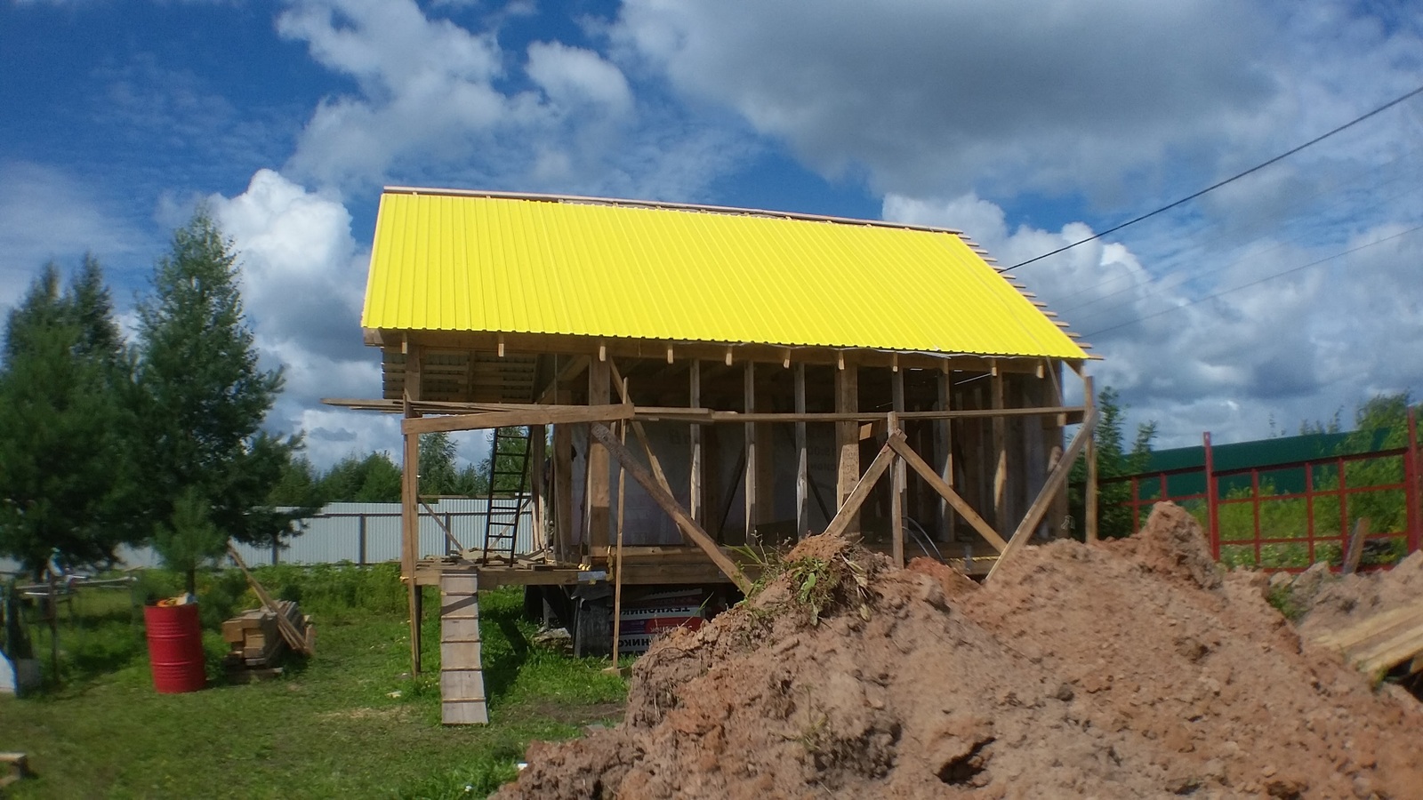 Frame house. First building experience. - My, Building, House, With your own hands, Russia, Longpost