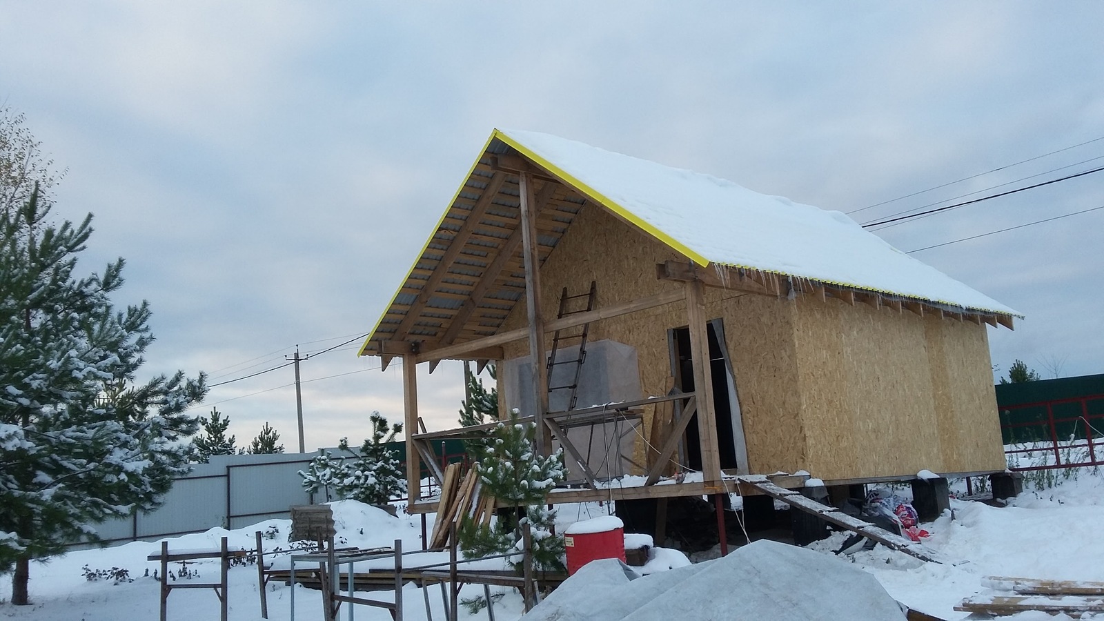 Frame house. First building experience. - My, Building, House, With your own hands, Russia, Longpost