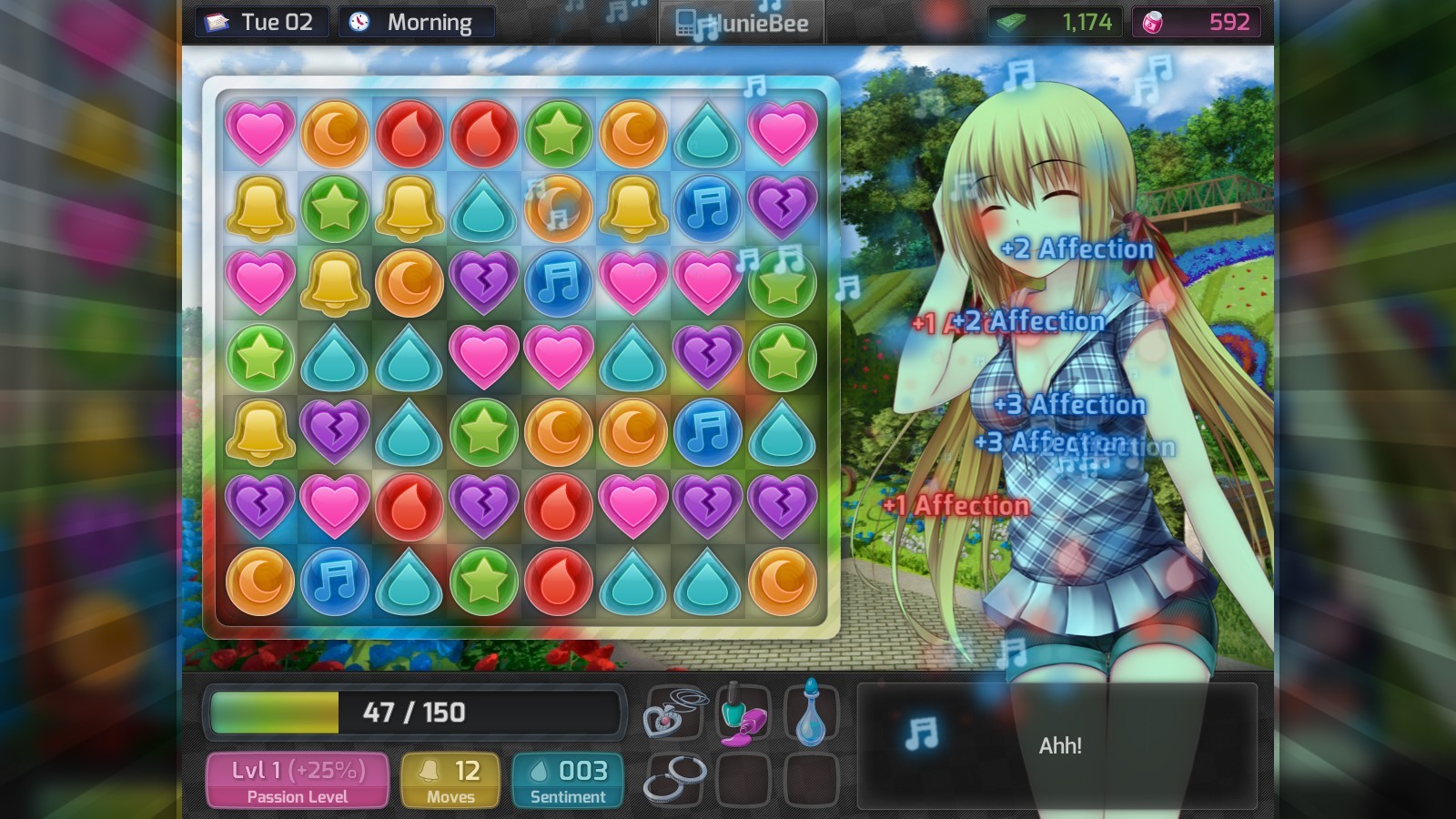 HuniePop. Through 