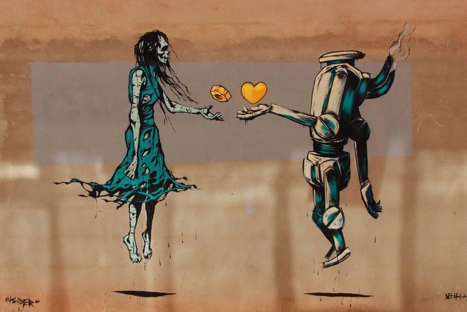 All love and street art - Street art, Love, Longpost