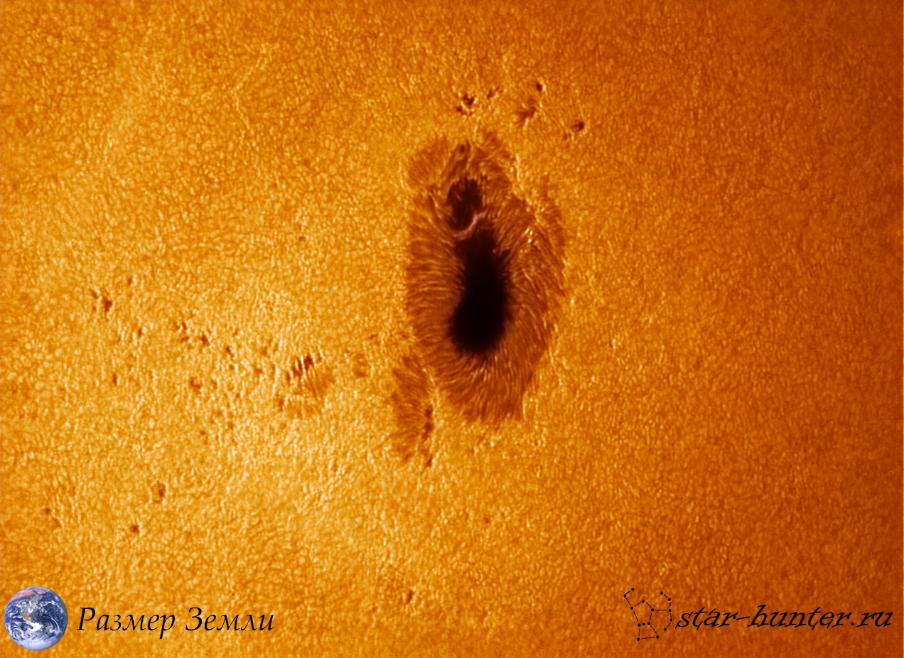 Giant sunspot AR 12665, July 15, 2017, 11:35 am. - My, The sun, Sun spots, Astronomy, Space, Astrophoto, Starhunter, Anapadvor