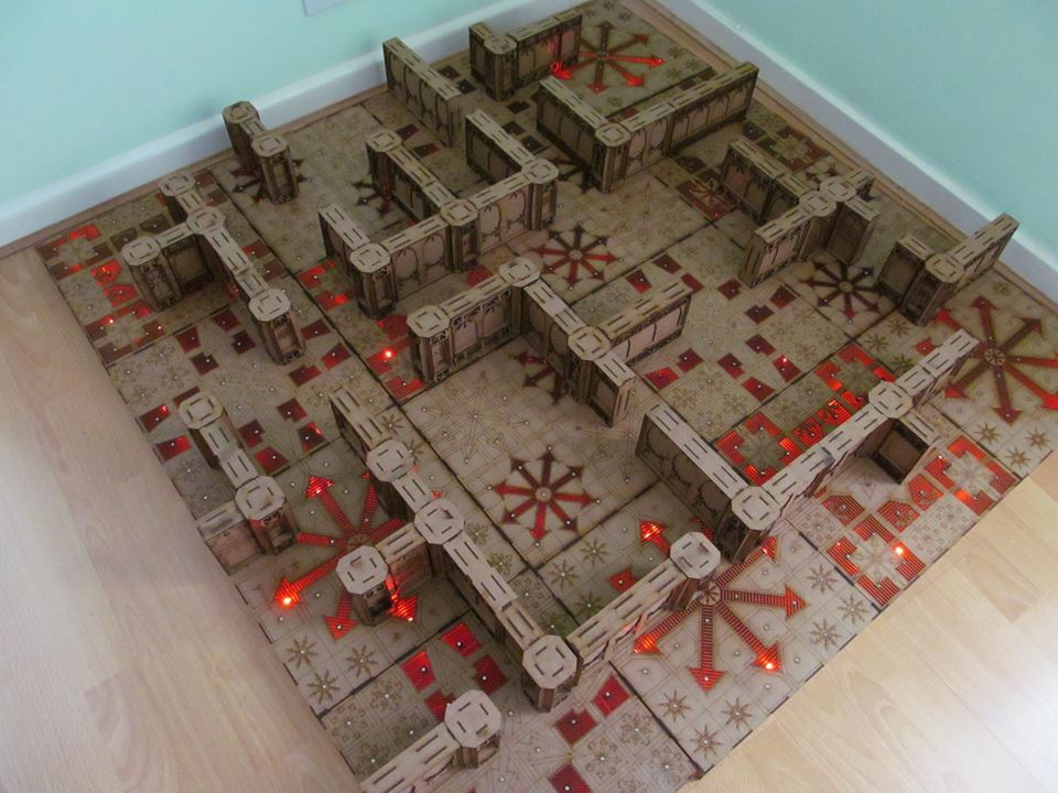 Terrain from mdf - Warhammer 40k, Terrane, Backlight, Laser cutting, Board games, Longpost