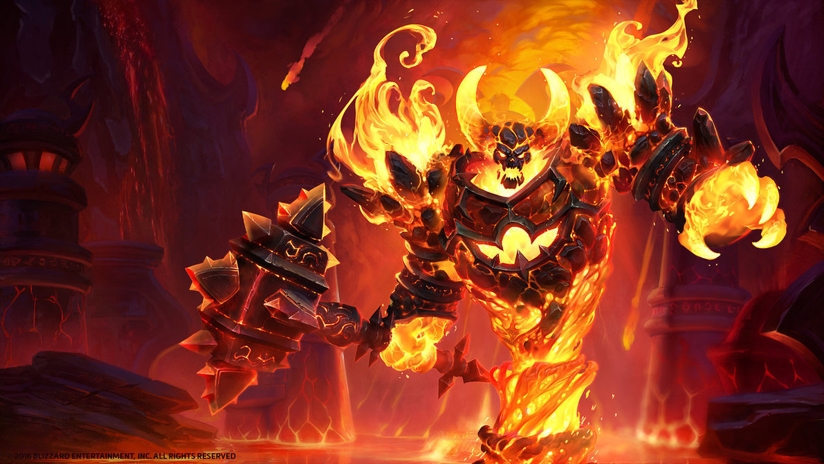 Briefly about Ragnaros - My, Longpost, Bayun's bestiary, World of warcraft, Ragnaros, Mr--Jack, , 